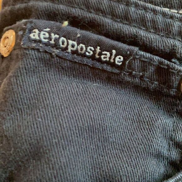 Navy Blue Capri Size 9/10 - Picture 4 of 4